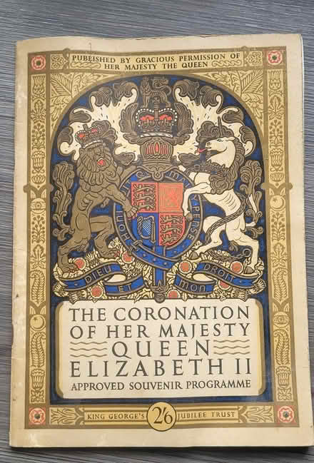Photo of free QE II Coronation Programme (Newark) #1