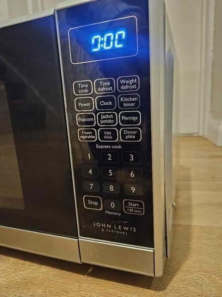 Photo of free John Lewis 20L microwave (North Road BA2) #4