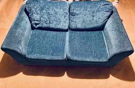 Photo of free Turquoise sofa (Leigh WR6) #1