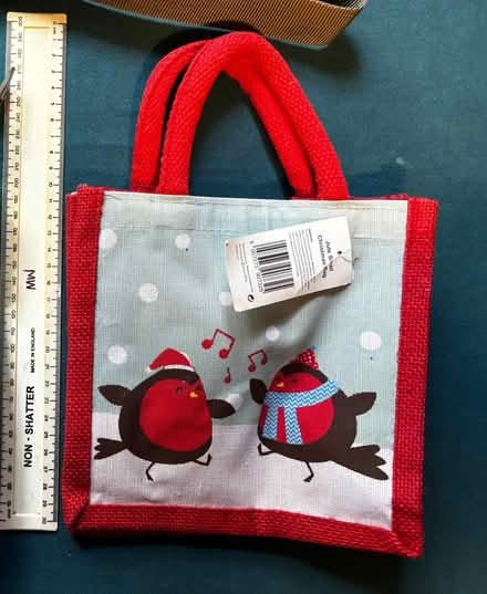Photo of free Small Christmas jute bag (King's Lynn PE30) #1