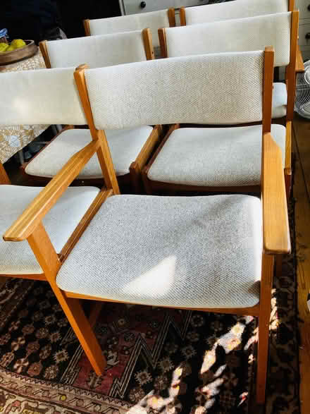 Photo of free Six Vintage teak dining chairs (Walton Manor OX2) #3