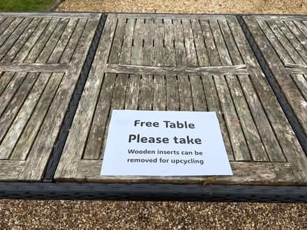 Photo of free Large Garden Dining Table (Market Drayton TF9) #2