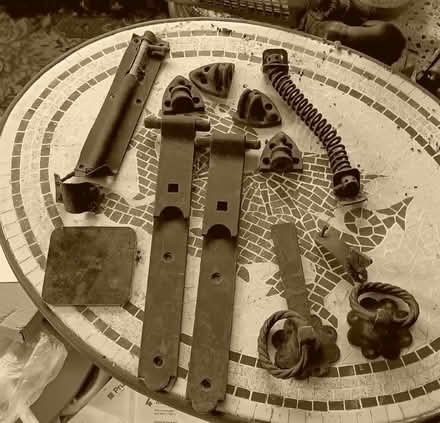 Photo of free Large Gate Latch, Spring etc (Allington NG32) #1