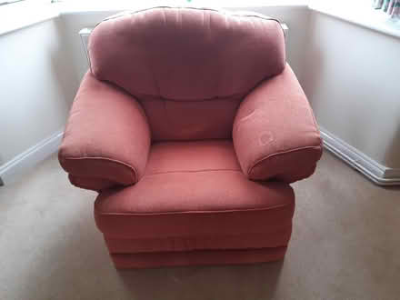 Photo of free Red sofa & 2 chairs (Greasby CH49) #3