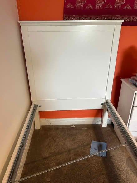 Photo of free White IKEA single bed and mattress (Carlton Miniott YO7) #1