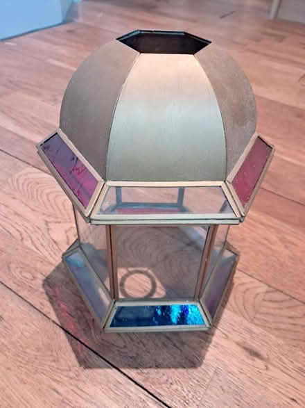 Photo of free Pendant lamp, metal & glass (OX25, Weston on the green) #3