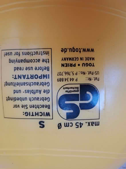 Photo of free Inflatable exercise ball (Milber TQ12) #2