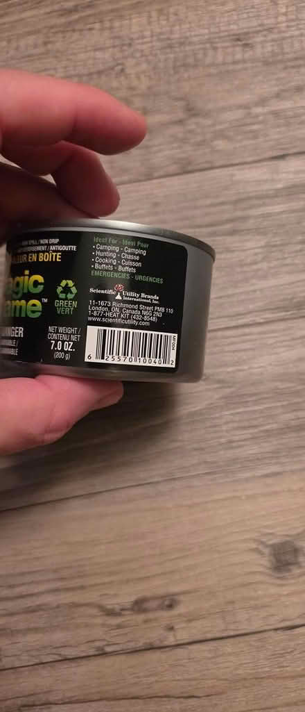 Photo of free Sterno (1 Can) (West End, San Rafael) #1