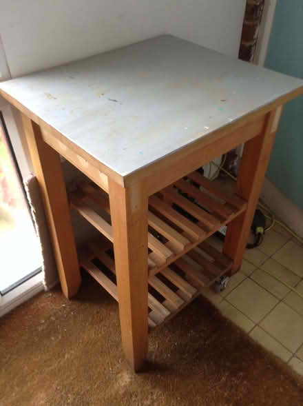 Photo of free Small butcher's block / kitchen island / workbench (Upper Bevendean BN2) #1