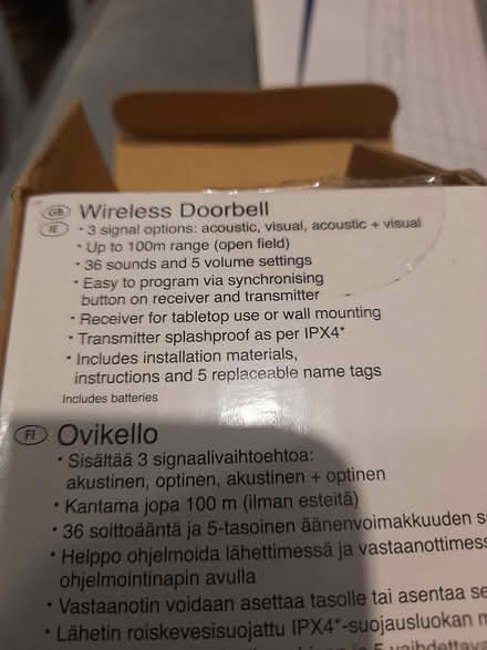 Photo of free Wireless doorbell (Bocking CM7) #4