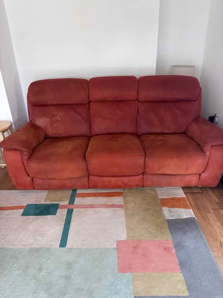 Photo of free 2 recliner sofas (Felixstowe) #1