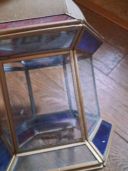 Photo of free Pendant lamp, metal & glass (OX25, Weston on the green) #4