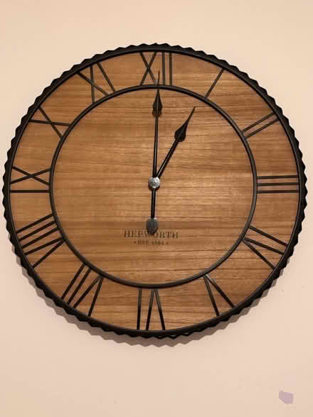 Photo of free Wooden wall clock (Ellesmere Port) #1