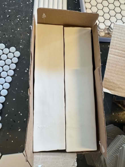 Photo of free Tile, white & blue (Myakka City) #2
