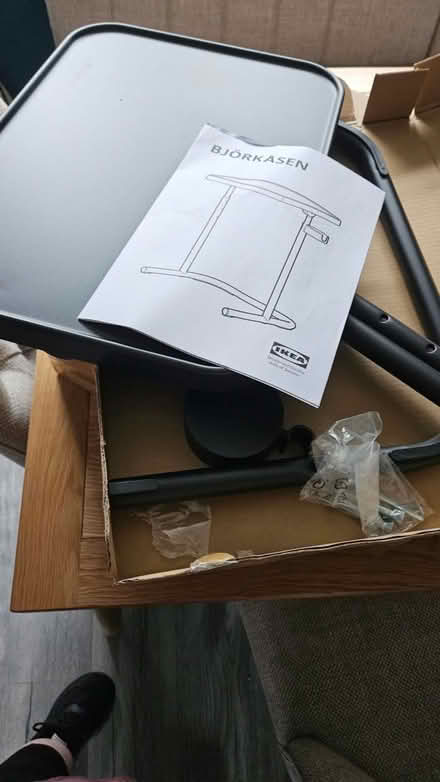 Photo of free IKEA Laptop table (G45, Castlemilk) #3
