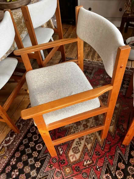 Photo of free Six Vintage teak dining chairs (Walton Manor OX2) #1