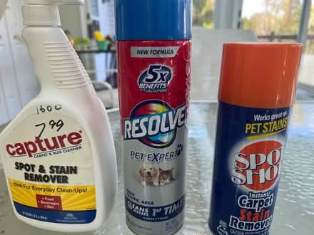 Photo of free Partly full stain remover products (Schuylkill Township) #1