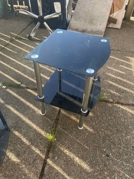 Photo of free 2 small glass tables (Earlham NR4) #2