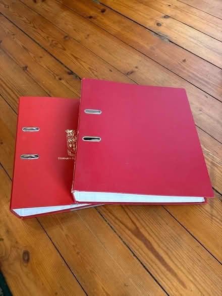 Photo of free 2 lever arch binders (Dean EH4) #1