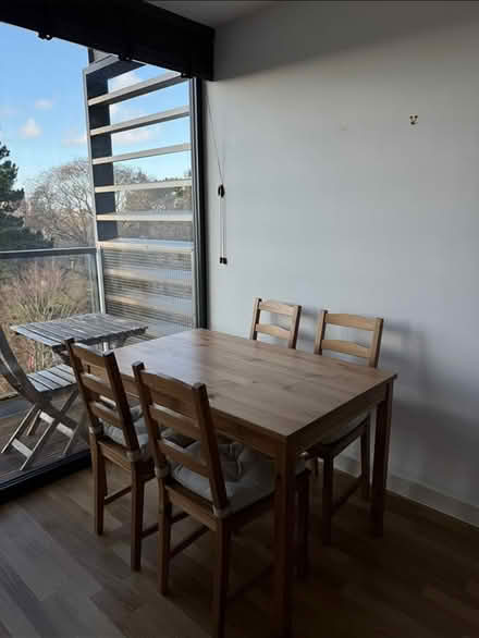 Photo of free Dinning table 4 chairs (W12FG) #1