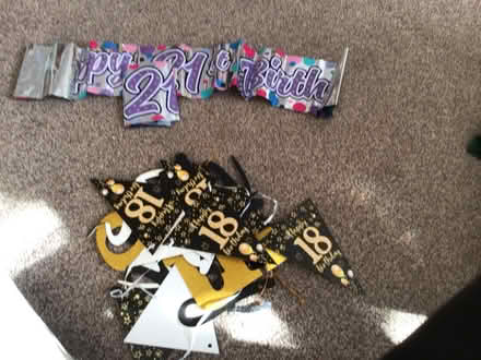 Photo of free Happy 21st & 18th birthday banners (Stubbington PO14) #1