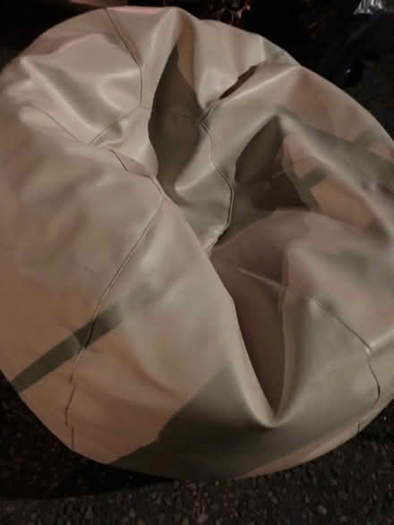 Photo of free Leather Bean Bag (Largish) (Shepherd’s Bush W12) #1