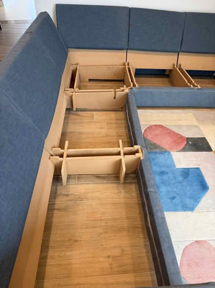 Photo of free Huge corner sofa (Little Lyth SY3) #3