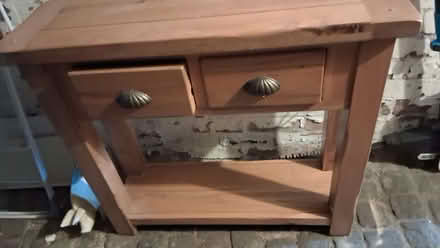 Photo of free Oak consol table (Totley S17) #1