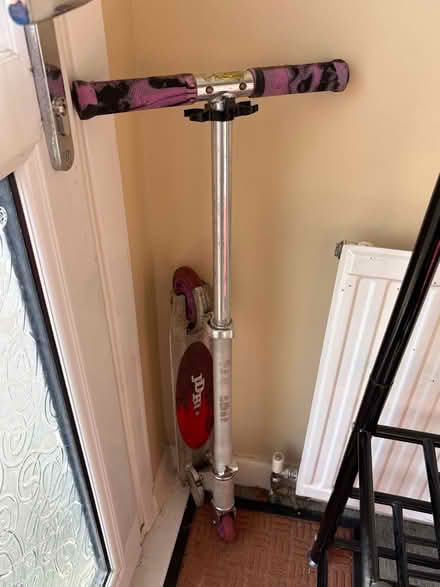 Photo of free Solid metal fold up JDbugg scooter (Frome nr Welshmill park BA11 2) #1