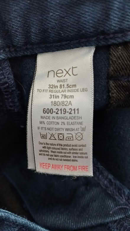 Photo of free Jeans type navy trousers (Kings Langley) #2