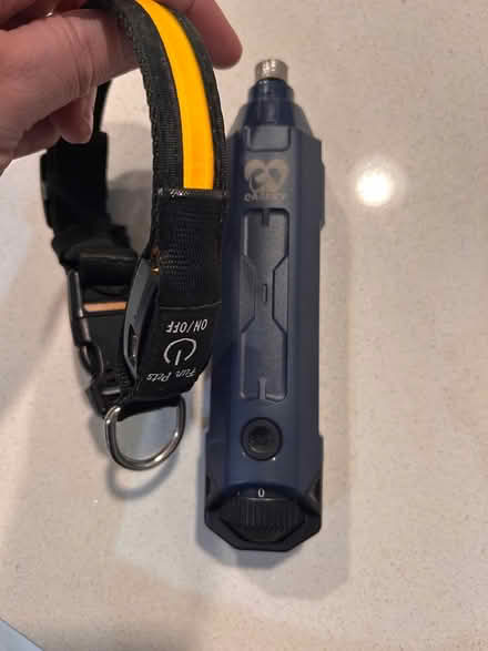Photo of free Dog nail tool and light up collar (Berkhamsted) #2