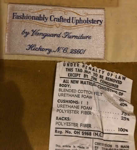 Photo of free Upholstered Yellow Side Chair (Shirley, MA) #2
