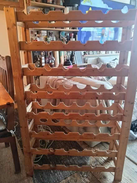 Photo of free Wooden wine rack (Lower Morden SM4) #1