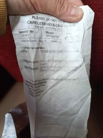 Photo of free Red armchair (Mapperley NG3) #4