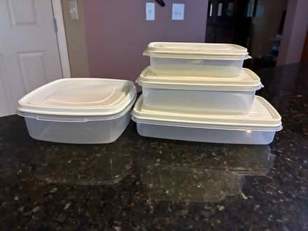 Photo of free Rubbermaid containers and soup cups (Smoky Hill Rd & Tower Rd) #3