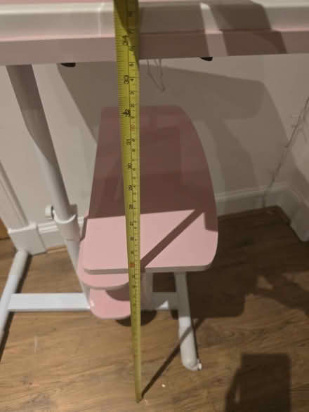 Photo of free Adjustible Pink laptop table/bedside table/side table (New Elgin IV30) #3