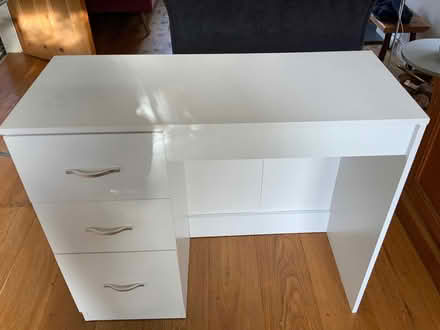 Photo of free Small white desk with drawers (Ballynafoy BT7) #1