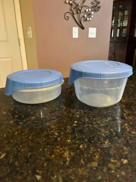 Photo of free Rubbermaid containers and soup cups (Smoky Hill Rd & Tower Rd) #2