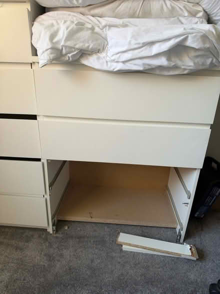 Photo of free Two ikea chest of drawers damaged (Moortown LS17) #2