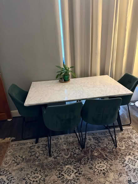 Photo of free Dining table with 4 chairs (M18) #1