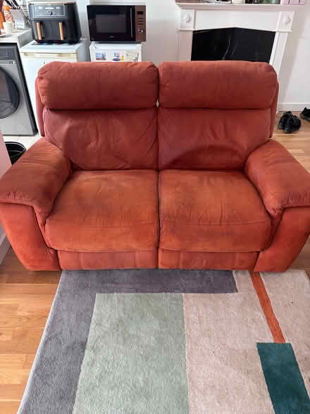 Photo of free 2 recliner sofas (Felixstowe) #2