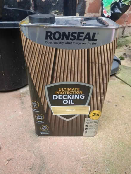 Photo of free Ronseal decking oil (M32 stretford) #1