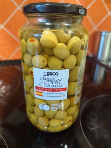 Photo of free Jar of stuffed green olives. (Upper Radley OX14) #1