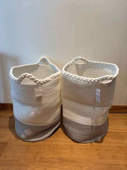 Photo of free Two laundry baskets (Battersea, SW11) #1