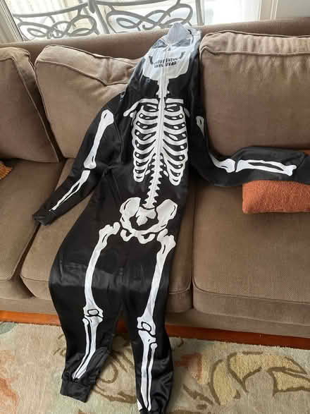 Photo of free Adult zip up skeleton costume (Downtown Mountain View) #1