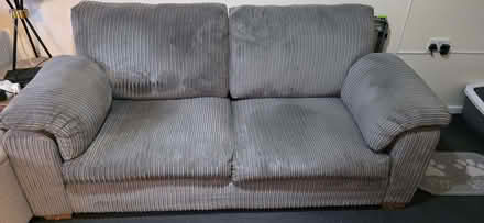 Photo of free Grey 2 seater sofa (Worthing BN11) #1
