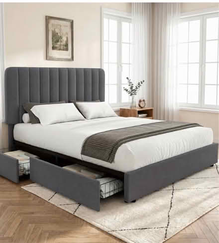 Photo of free Bed frame with drawers (huntington station, ny) #1