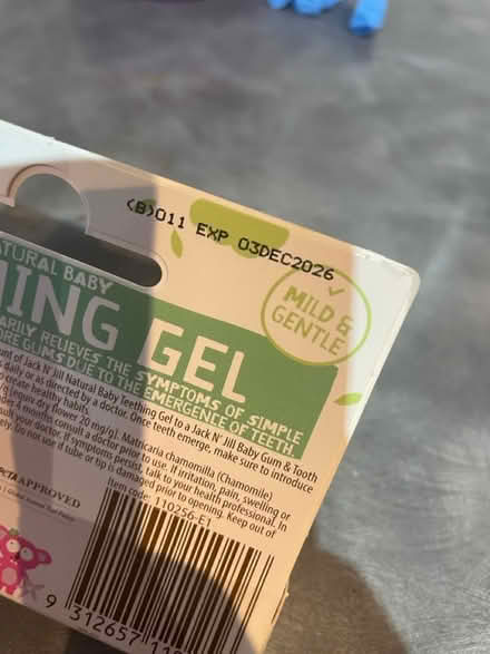 Photo of free Baby teething gel (W4) #2
