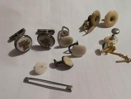 Photo of free Cufflinks and tie pin in box (Alperton HA0) #1