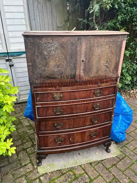 Photo of free Mahogany Bureau / drawers (Alderley Edge SK9) #1